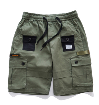 Pantalones Cargo Holgados Estilo Hong Kong Retro Multibolsillos para Hombre - Image 3