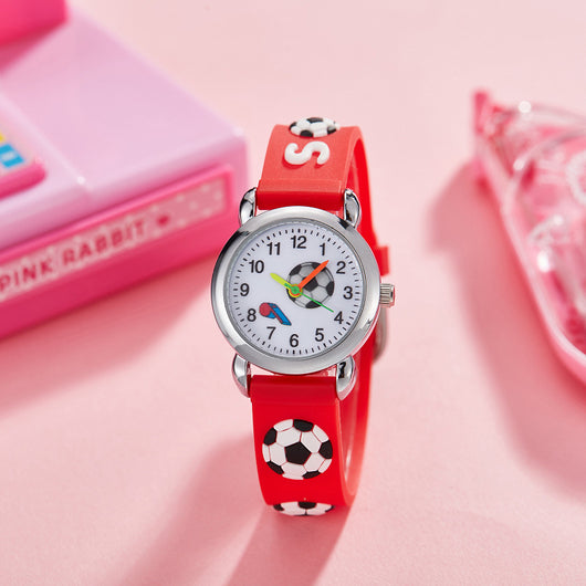 Reloj de Cuarzo Electrónico con Diseño de Caricatura de Fútbol - Image 8