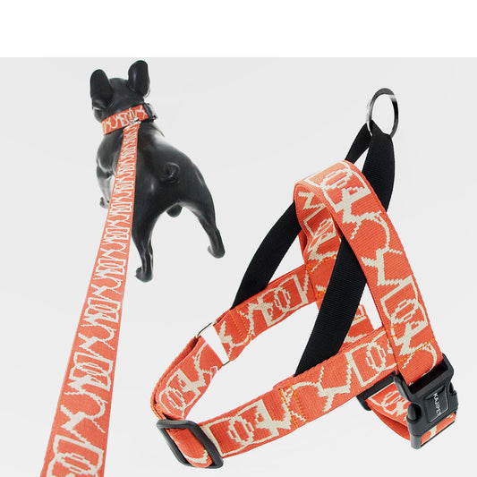 Arnés Tipo Chaleco Teddy para Perros Pequeños y Medianos con Correa Pectoral