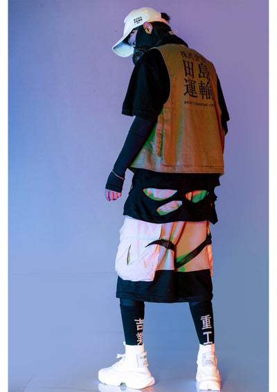 Pantalón Recto Oversized Estilo Hip-hop Urbano - Image 11
