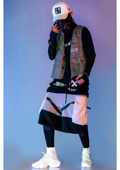 Pantalón Recto Oversized Estilo Hip-hop Urbano - Image 9
