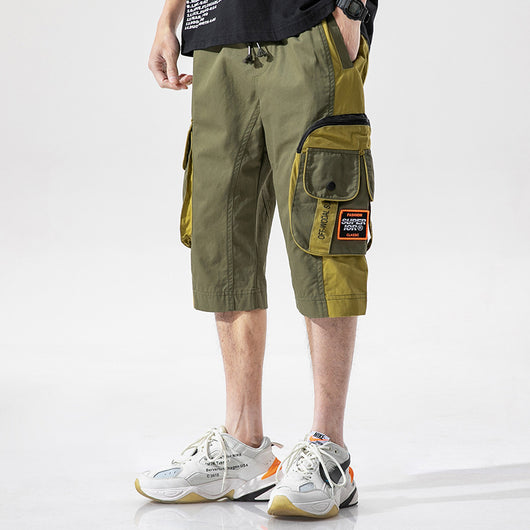 Shorts Overol Holgado Tide Brand Talla Grande - Estilo Casual 7/8 - Image 9