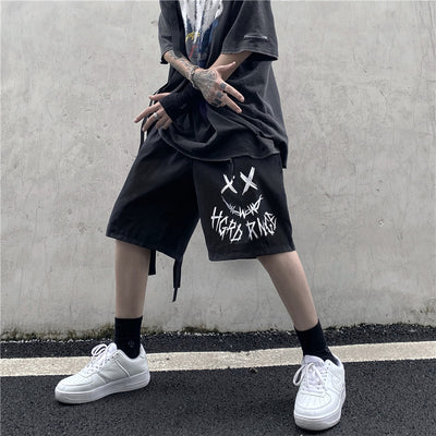 Pantalones Cortos Deportivos Grimace para Hombre - Estilo Urbano Verano - Image 8
