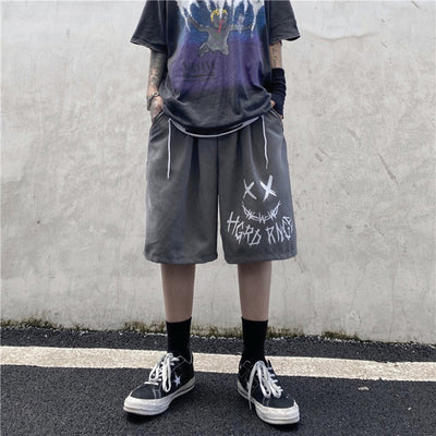 Pantalones Cortos Deportivos Grimace para Hombre - Estilo Urbano Verano - Image 2