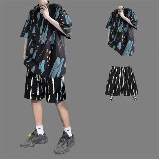 Camiseta Tie-dye Irregular para Hombre - Estilo Urbano Moderno - Image 8