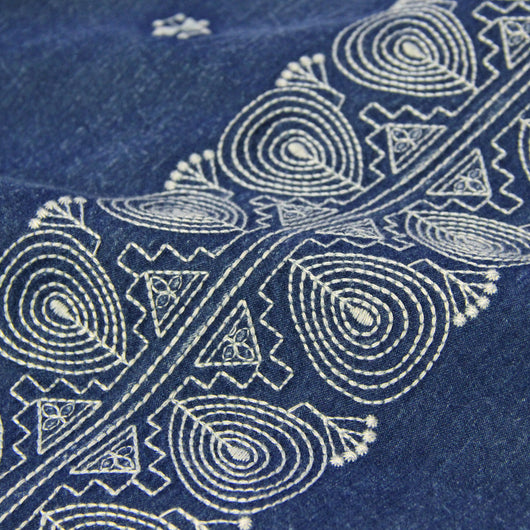 Falda Denim Amplia Retro Primavera Talla Grande - Image 11