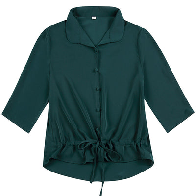 Camisa Vaquera de Manga Tres Cuartos para Mamá - Image 4