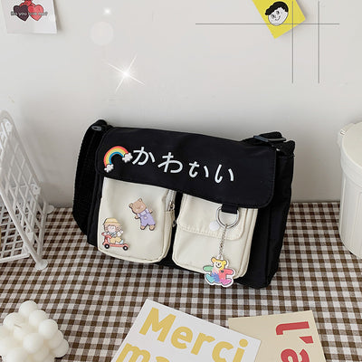Bolsa Mensajera Harajuku Girl - Estilo Urbano Japonés - Image 7