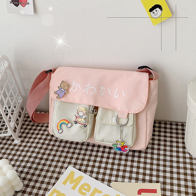 Bolsa Mensajera Harajuku Girl - Estilo Urbano Japonés - Image 4
