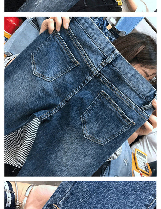 Pantalones Vaqueros Talla Grande Cintura Alta Efecto Reductor Pierna Recta - Image 14