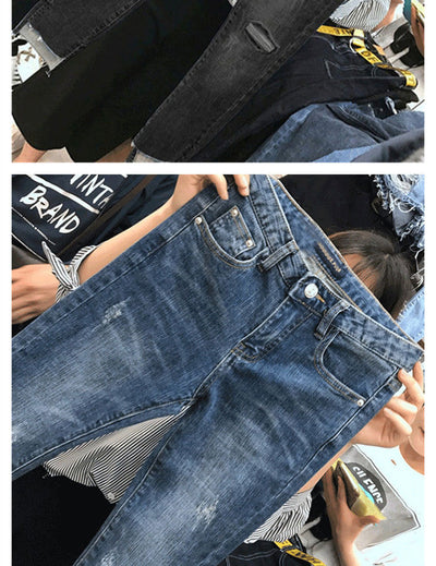 Pantalones Vaqueros Talla Grande Cintura Alta Efecto Reductor Pierna Recta - Image 11