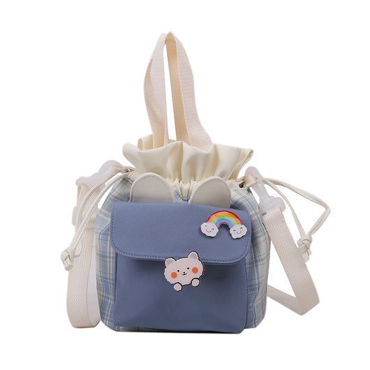 Bolsa Mensajera Canvas Harajuku Pequeña para Mujer - Diseño Artístico - Image 5