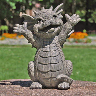 Estatua Dragón de Resina para Jardín - Decoración Exterior e Interior - Image 12