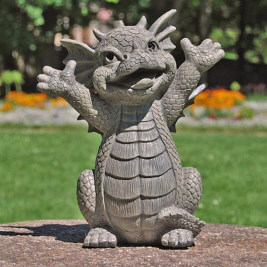 Estatua Dragón de Resina para Jardín - Decoración Exterior e Interior - Image 12