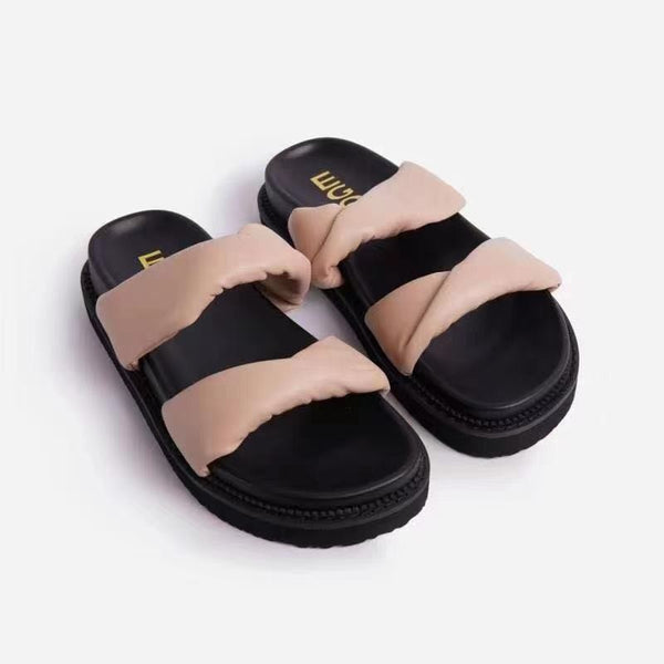 Sandalias Planas y Pantuflas con Plataforma