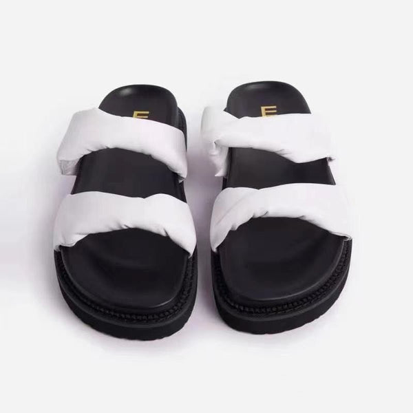 Sandalias Planas y Pantuflas con Plataforma