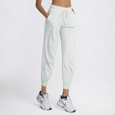 Pantalones Yoga Deportivos con Bolsillos y Cordón Ajustable - Image 3