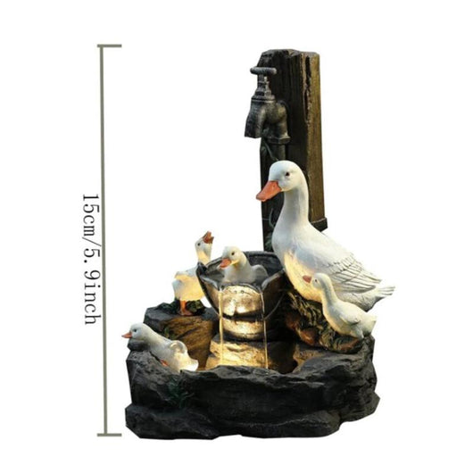 Estatua Decorativa Familia de Patos para Jardín - Image 10