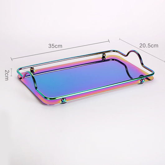 Bandeja de Servicio Acero Inoxidable Nórdico con Asas Dobles - Image 9