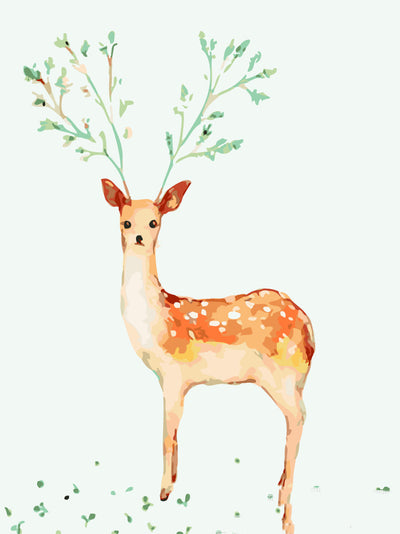 Cuadro Óleo Digital 40x50 Paisaje Animal Pintado a Mano para Sala y Porche - Image 12