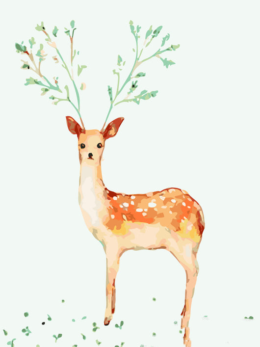 Cuadro Óleo Digital 40x50 Paisaje Animal Pintado a Mano para Sala y Porche - Image 6