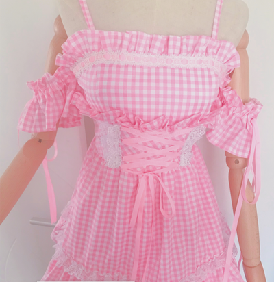 Falda Estilo Universitario con Tirantes Fairy Sweet - Image 10