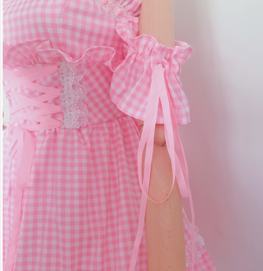 Falda Estilo Universitario con Tirantes Fairy Sweet - Image 5