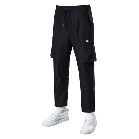 Pantalones Overol Casual Holgados de Corte Recto para Hombre - Image 4