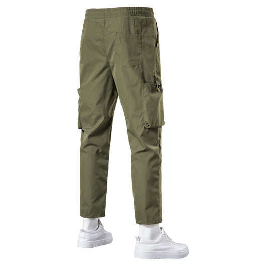 Pantalones Overol Casual Holgados de Corte Recto para Hombre - Image 5