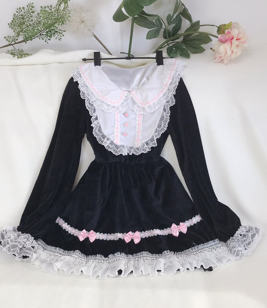 Vestido Lolita Elegante con Encaje - Estilo Palacio Francés para Niña - Image 7