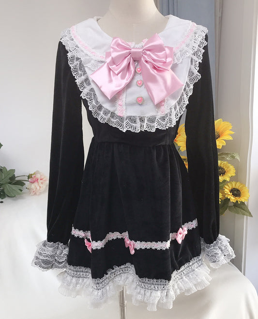 Vestido Lolita Elegante con Encaje - Estilo Palacio Francés para Niña - Image 2