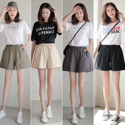 Shorts Casuales de Algodón y Lino Sueltos y Cómodos - Image 22