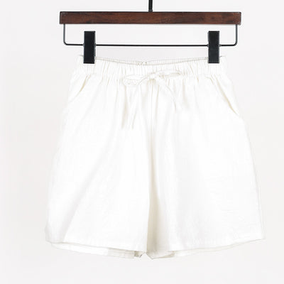 Shorts Casuales de Algodón y Lino Sueltos y Cómodos - Image 6
