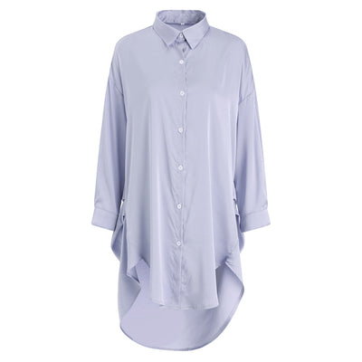 Camisón Transparente Ice Silk Corto Transpirable para Dormir - Image 13