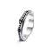 Stainless Steel Rotatable Spinner Ring Moon Stars Relieve Anxiety Rings 4style number 6