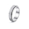 Stainless Steel Rotatable Spinner Ring Moon Stars Relieve Anxiety Rings 5style number 6