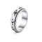 Stainless Steel Rotatable Spinner Ring Moon Stars Relieve Anxiety Rings 1style number 6