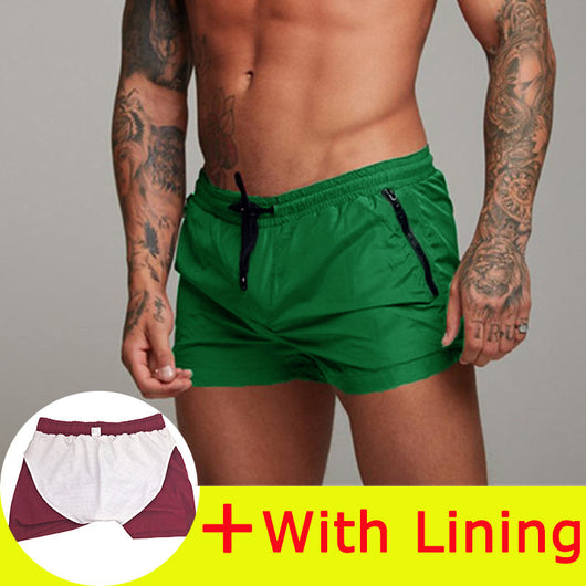 Pantalones Cortos Deportivos para Playa Hombre - Secado Rápido con Forro Integrado - Image 4