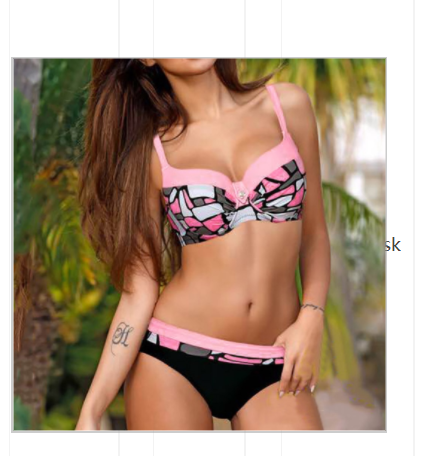 Bikini Estampado Triángulo con Aro y Fruncido - Image 6