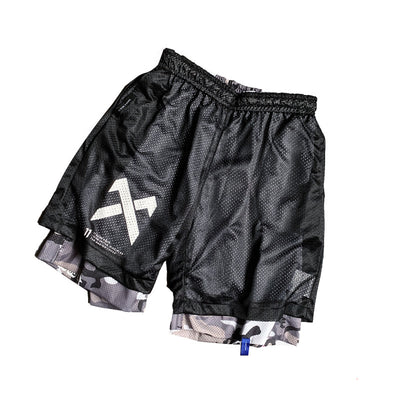 Pantalón Cargo Reversible con Costuras Hip-hop - Overol Camuflaje Versátil