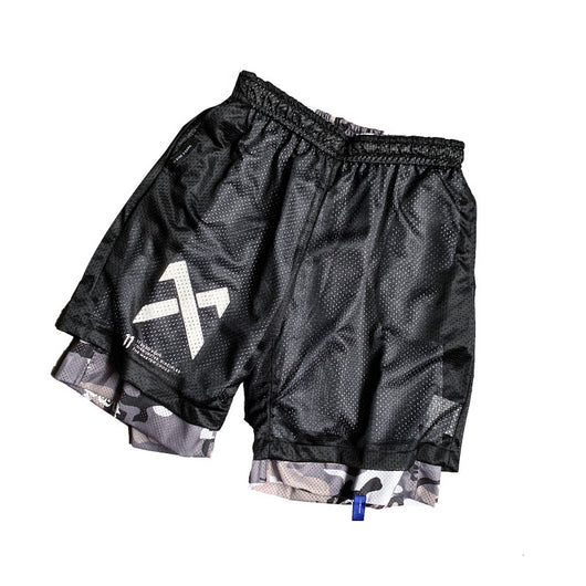 Pantalón Cargo Reversible con Costuras Hip-hop - Overol Camuflaje Versátil