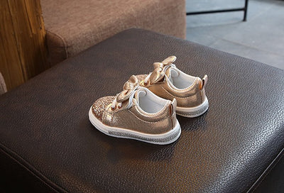 Tenis Casuales de Cuero Brillante con Moño - Zapatos Deportivos Versátiles - Image 12