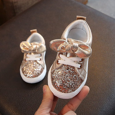 Tenis Casuales de Cuero Brillante con Moño - Zapatos Deportivos Versátiles - Image 10