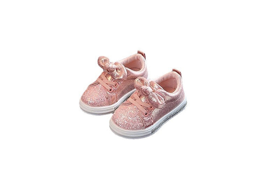 Tenis Casuales de Cuero Brillante con Moño - Zapatos Deportivos Versátiles - Image 2