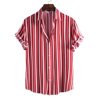 Camisa Casual de Rayas para Hombre - Estilo Moderno y Versátil - Image 7