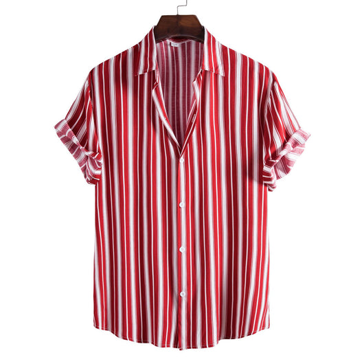 Camisa Casual de Rayas para Hombre - Estilo Moderno y Versátil - Image 7