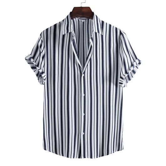 Camisa Casual de Rayas para Hombre - Estilo Moderno y Versátil - Image 6