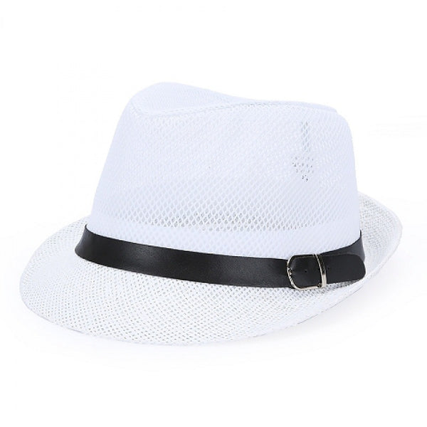 Sombrero de Lino Transpirable con Protección Solar y Sandalias a Juego