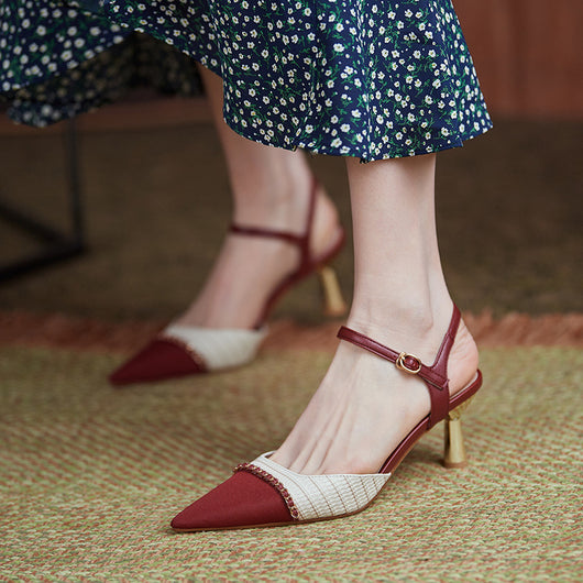 Sandalias de Tacón Stiletto con Hebilla para Mujer - Image 10