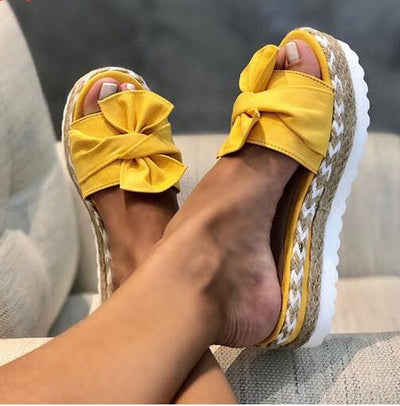 Sandalias Plataforma con Moño de Cáñamo para Mujer - Image 11